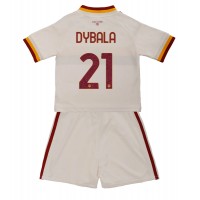 Stroje piłkarskie AS Roma Paulo Dybala #21 Koszulka Wyjazdowej dla dzieci 2026-27 Krótki Rękaw (+ szorty)